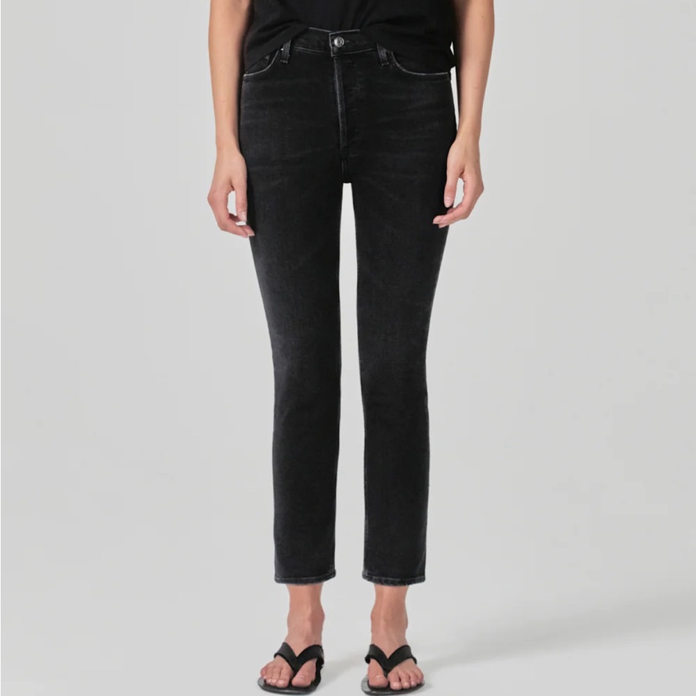 Agolde Nico High Rise Slim Fit in Hotline